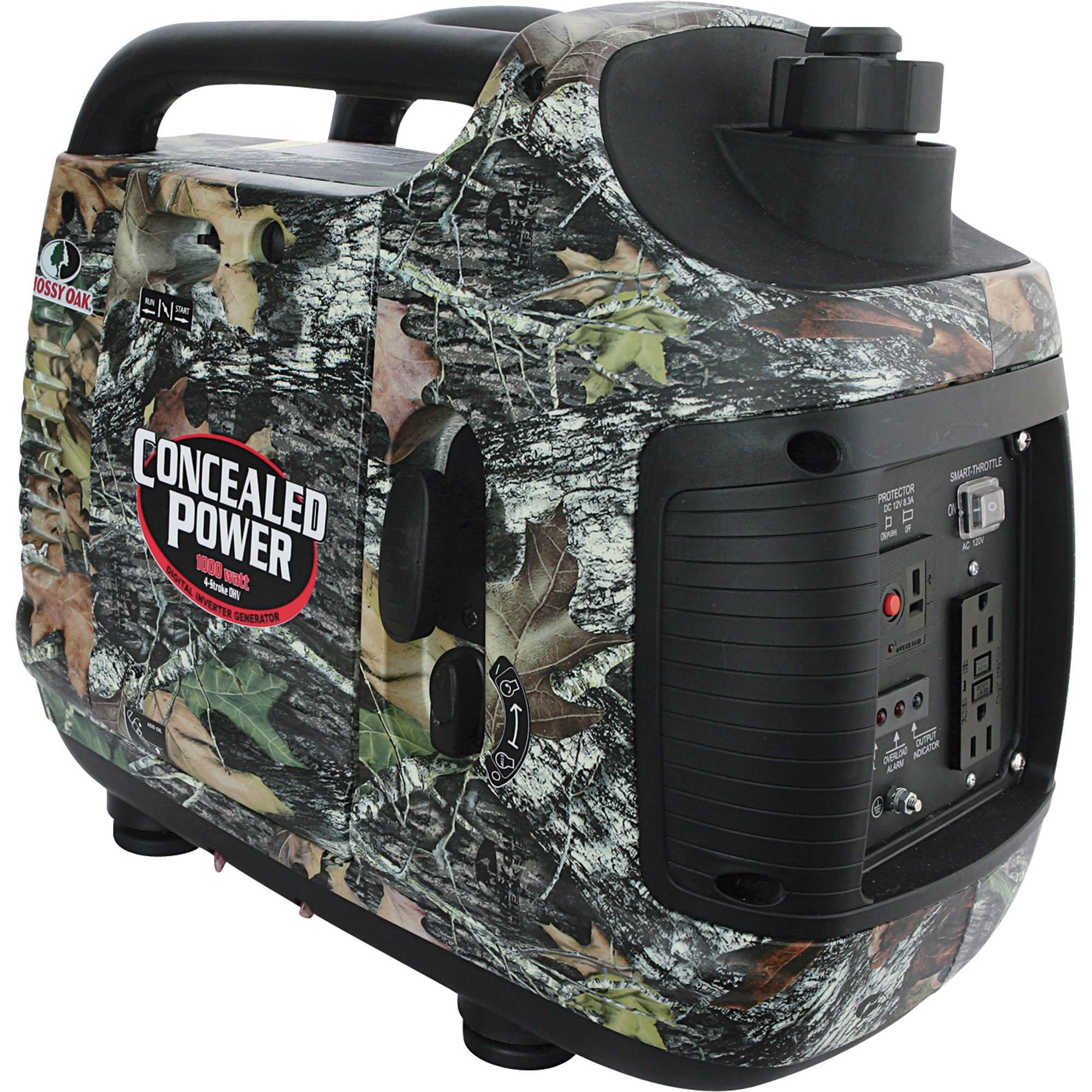 Concealed Power Digital Inverter Generator — 1000 Surge Watts, 850 Rated Watts, Mossy Oak Camo, Model# CP1000B